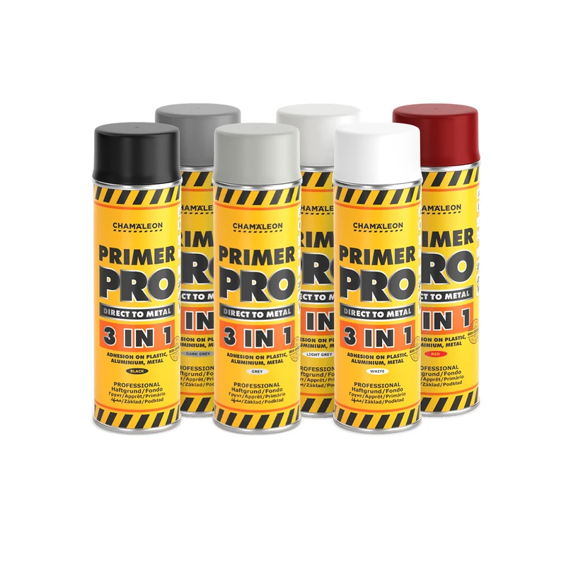 پرایمر اسپری PRO Chamäleon ۵۰۰ میلیلیتری خاکستری — 1