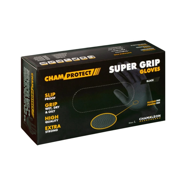 دستکش نیتریل Super Grip Chamäleon M — 1