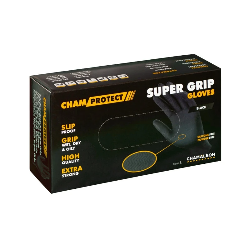 دستکش نیتریل Super Grip Chamäleon L — 1
