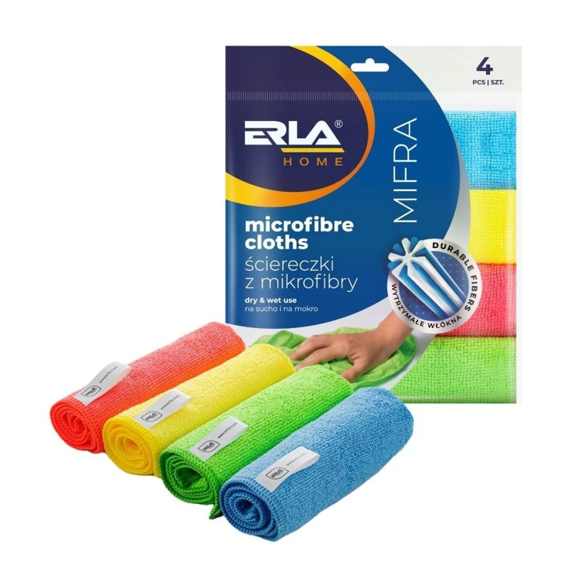 ست ۴ عددی دستمال میکروفایبر ERLA HOME MIFRA — 1