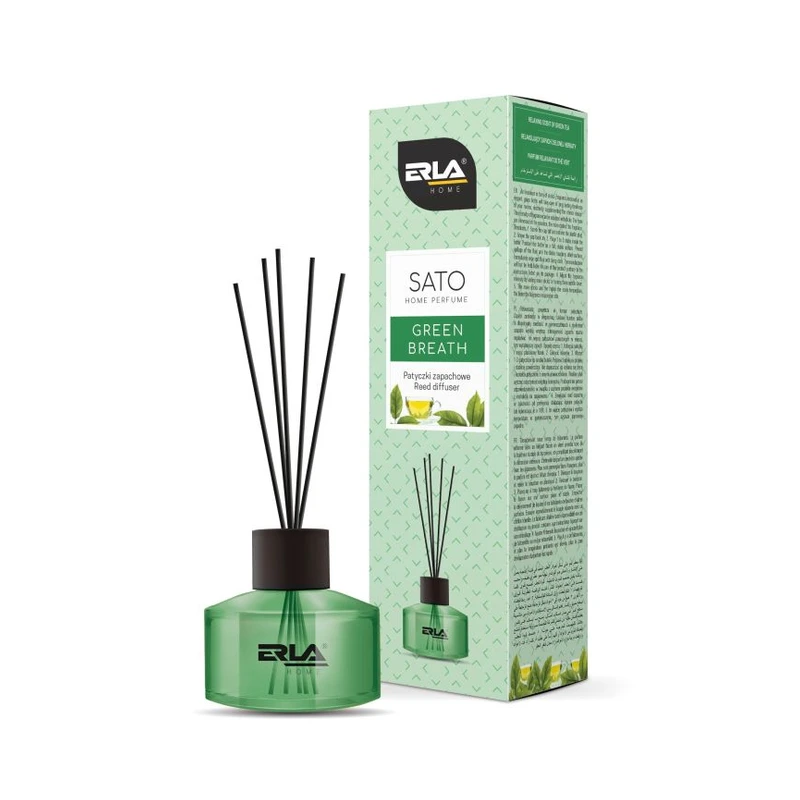 خوشبوکنندهٔ عودی ERLA HOME SATO رایحهٔ GREEN BREATH ۵۰ میلیلیتری — 1