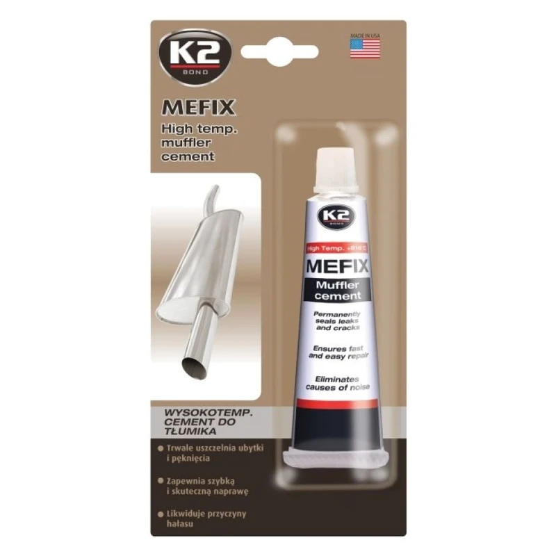 خمیر نسوز تعمیر اگزوز K2 MEFIX ۱۴۰ گرمی — 1