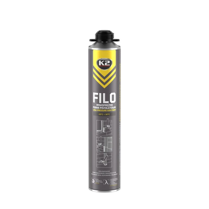 فوم پلییورتان تفنگی K2 FILO ۷۵۰ میلیلیتری — 1