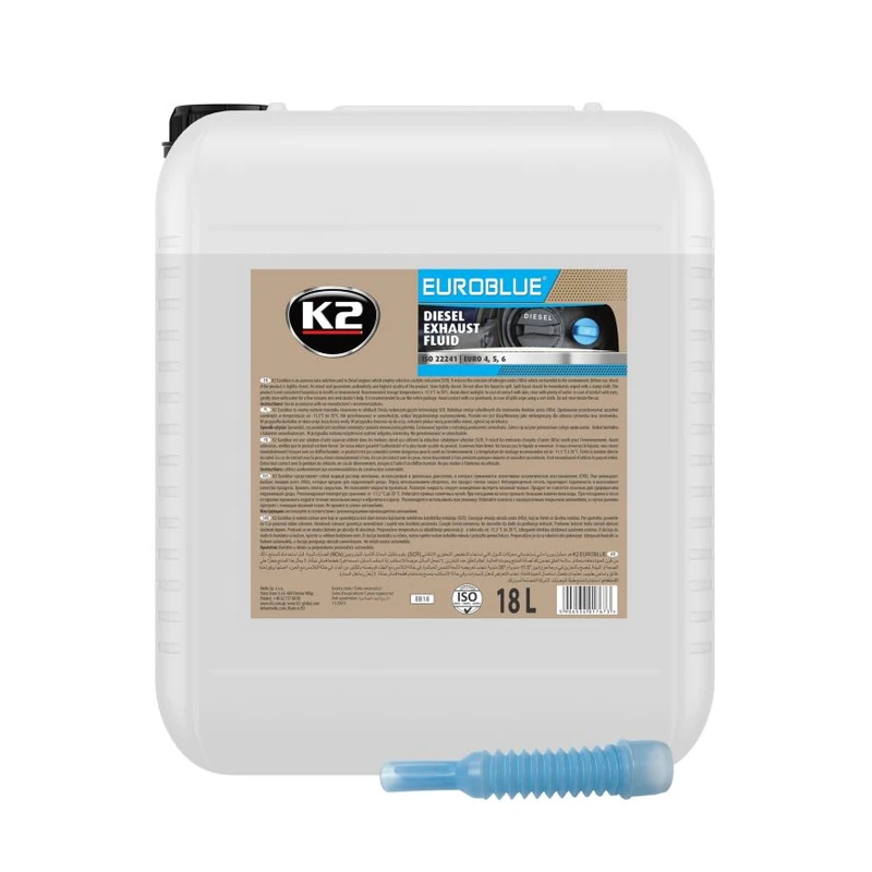 مایع کاهش آلایندگی موتور دیزل (AdBlue) K2 EUROBLUE ۱۸ لیتری — 1