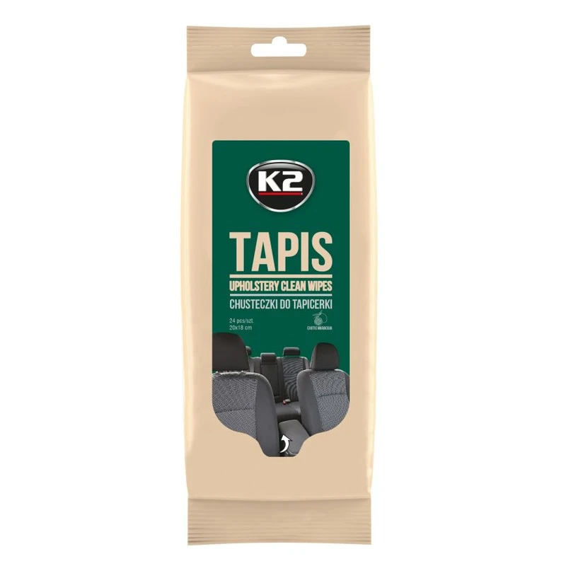 دستمال مرطوب تمیزکنندهٔ رویهٔ پارچهای K2 TAPIS WIPES — 1