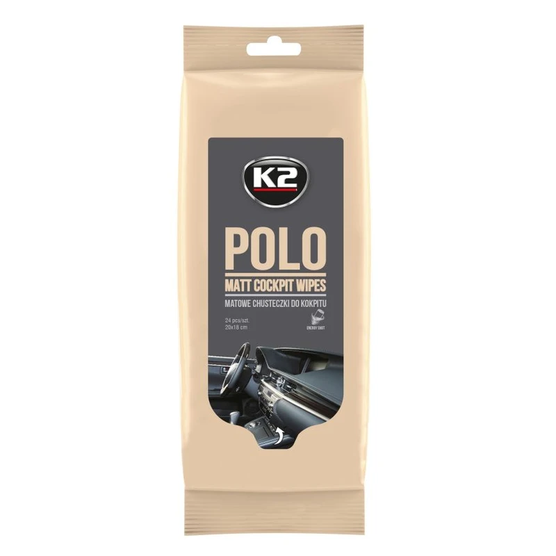 دستمال مرطوب ماتکنندهٔ داشبورد K2 POLO MATT WIPES — 1