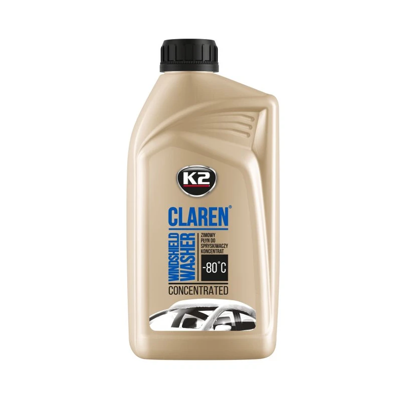 کنسانترهٔ مایع شیشهشوی زمستانی K2 CLAREN منفی ۸۰ درجه ۱ لیتری — 1