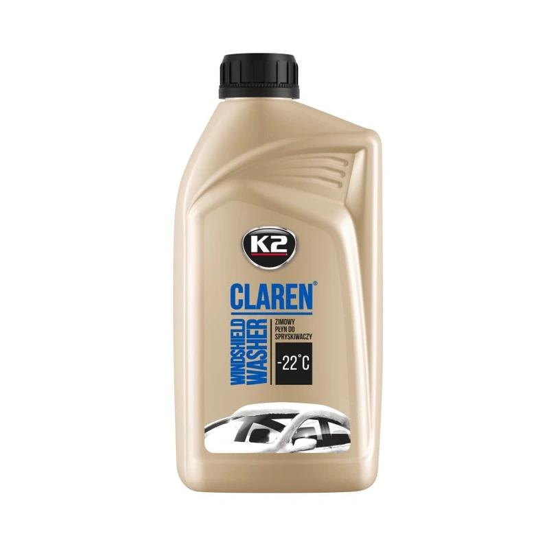 مایع شیشهشوی زمستانی K2 CLAREN منفی ۲۲ درجه ۱ لیتری — 1