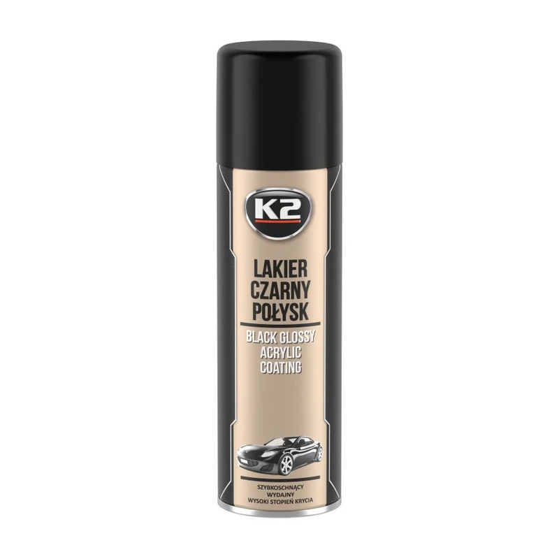 رنگ اکریلیک مشکی براق K2 ۵۰۰ میلیلیتری — 1