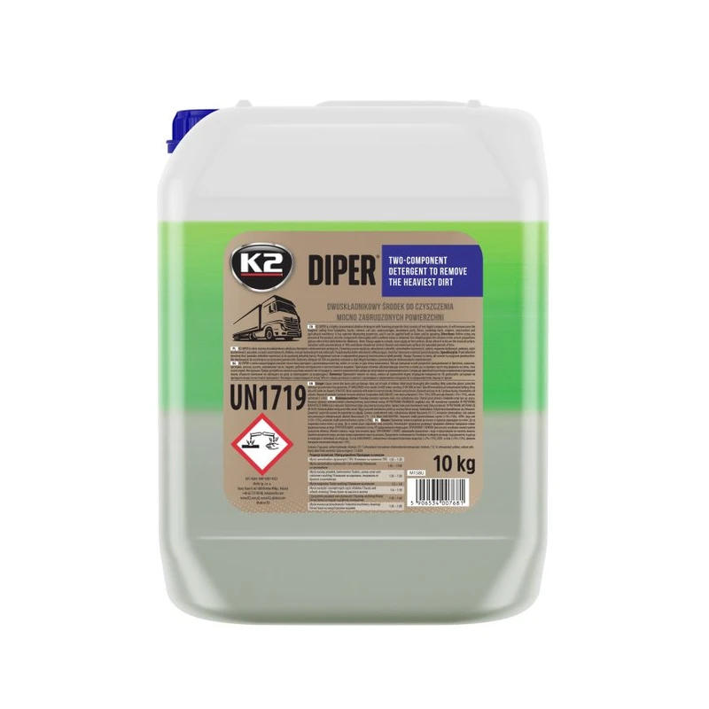 پاککنندهٔ حرفهای کامیون K2 DIPER ۱۰ کیلوگرمی — 1