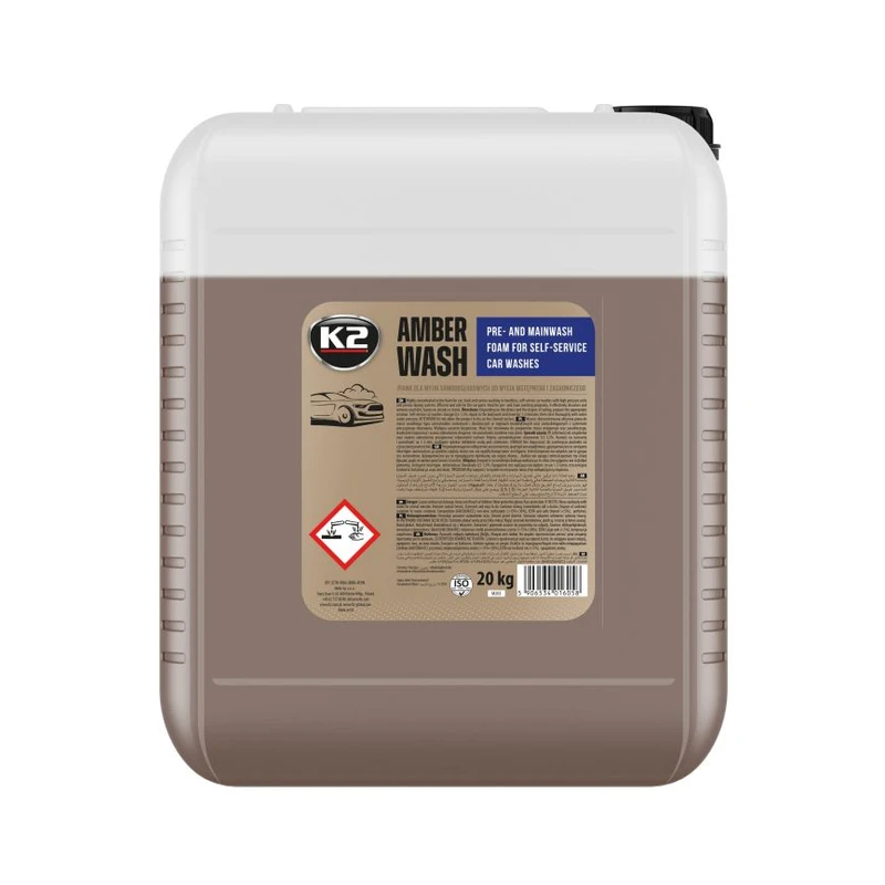 فوم شستوشوی بدون تماس K2 AMBER WASH ۲۰ کیلوگرمی — 1