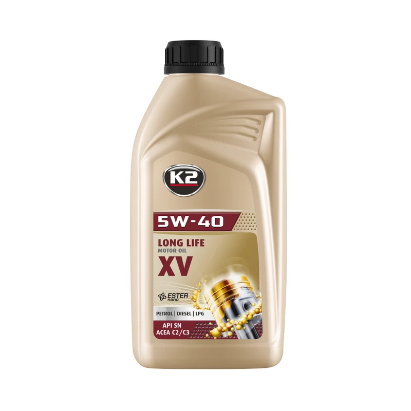 روغن موتور K2 TEXAR 5W-40 XV-C3 ۱ لیتری — 1