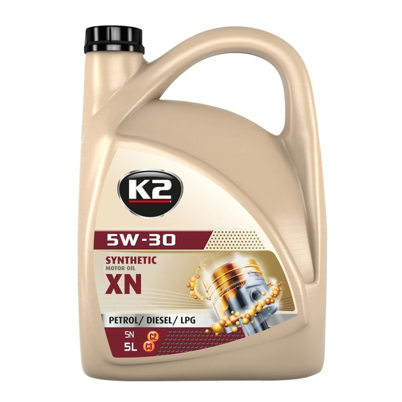 روغن موتور K2 TEXAR 5W-30 XN ۵ لیتری — 1