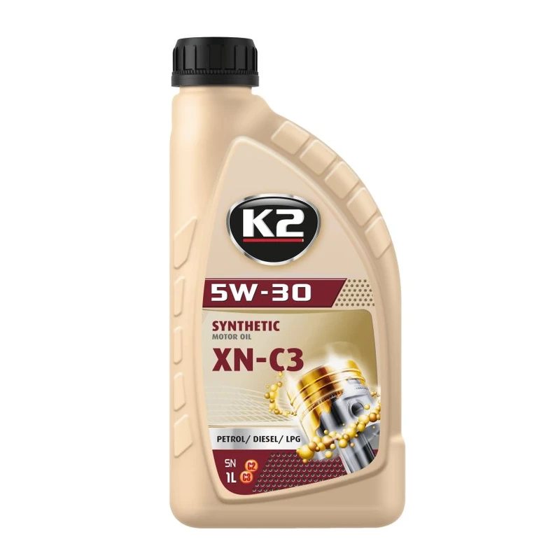 روغن موتور K2 TEXAR 5W-30 XN-C3 ۱ لیتری — 1
