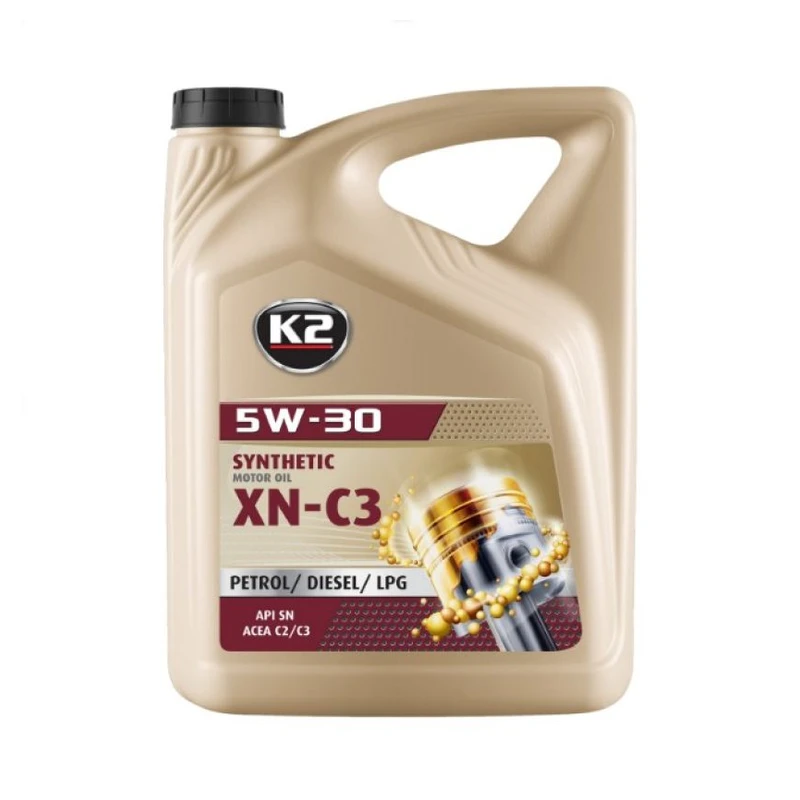 روغن موتور K2 TEXAR 5W-30 XN-C3 ۵ لیتری — 1