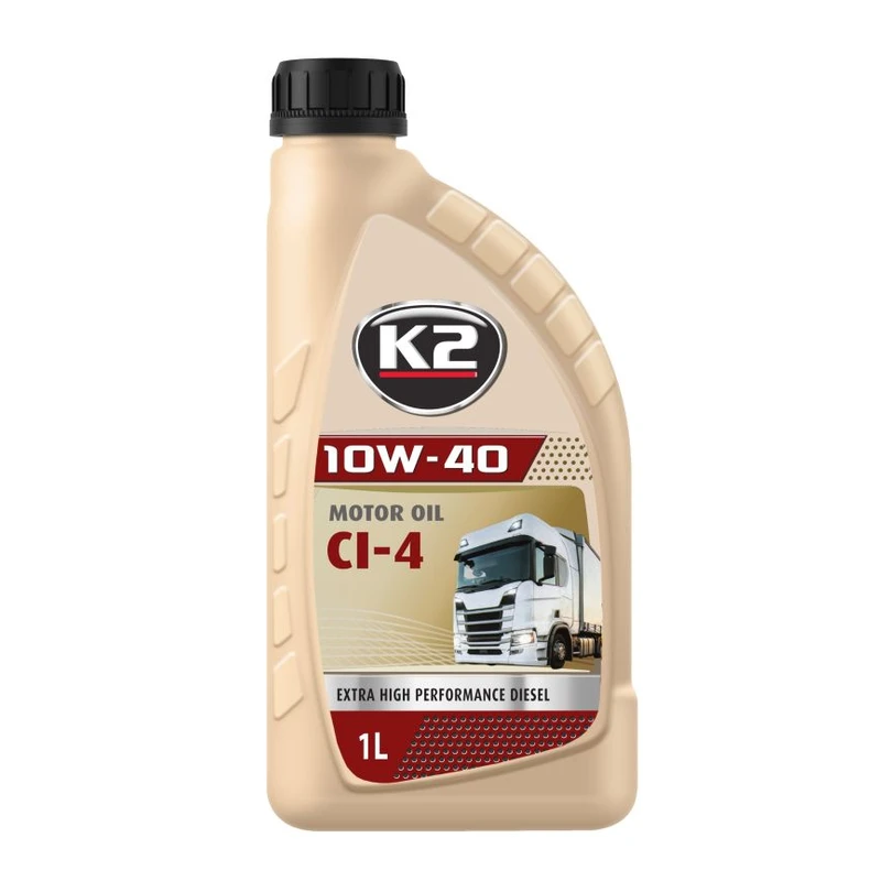 روغن موتور K2 10W-40 CI-4 ۱ لیتری — 1