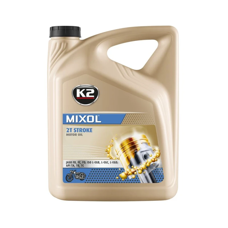 روغن موتور دوزمانه K2 MIXOL ۵ لیتری — 1