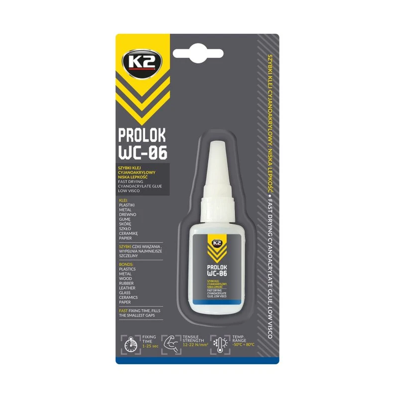 محصول بیهوازی پرولاک K2 PROLOK WC-06 ۲۰ گرمی — 1