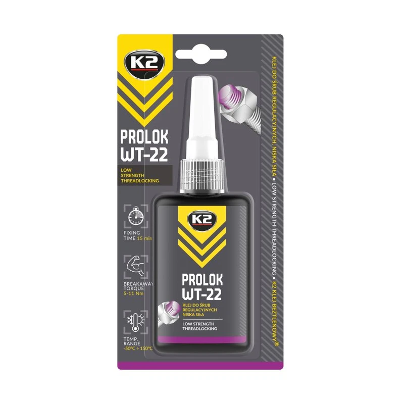 چسب رزوه پرولاک K2 PROLOK WT-22 ۵۰ گرمی — 1