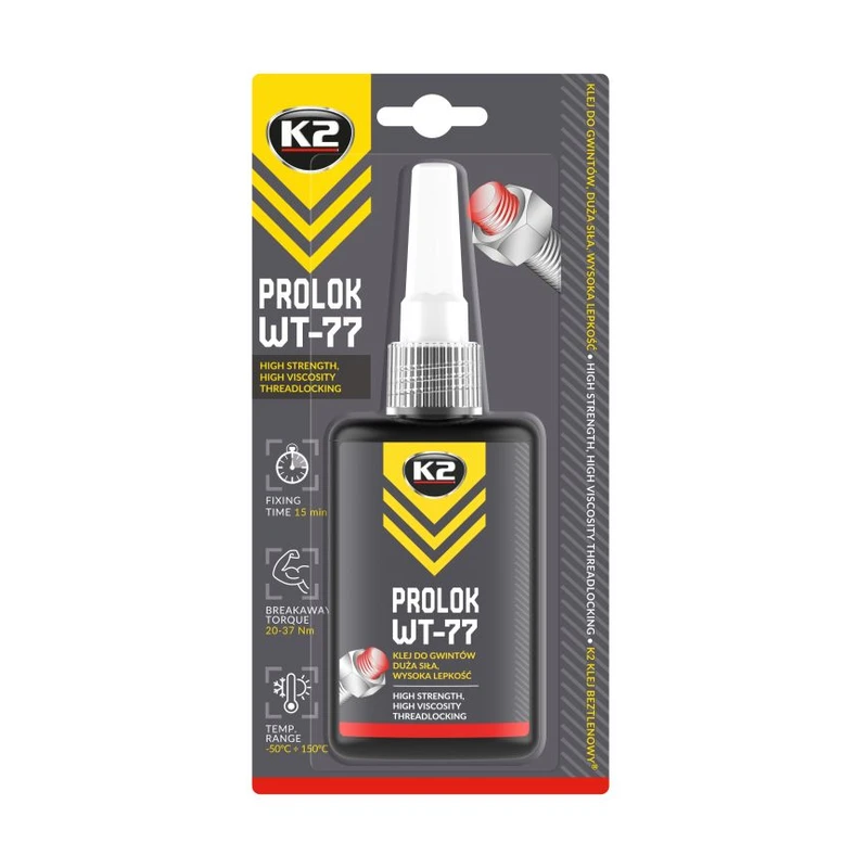 چسب رزوه پرولاک K2 PROLOK WT-77 ۵۰ گرمی — 1